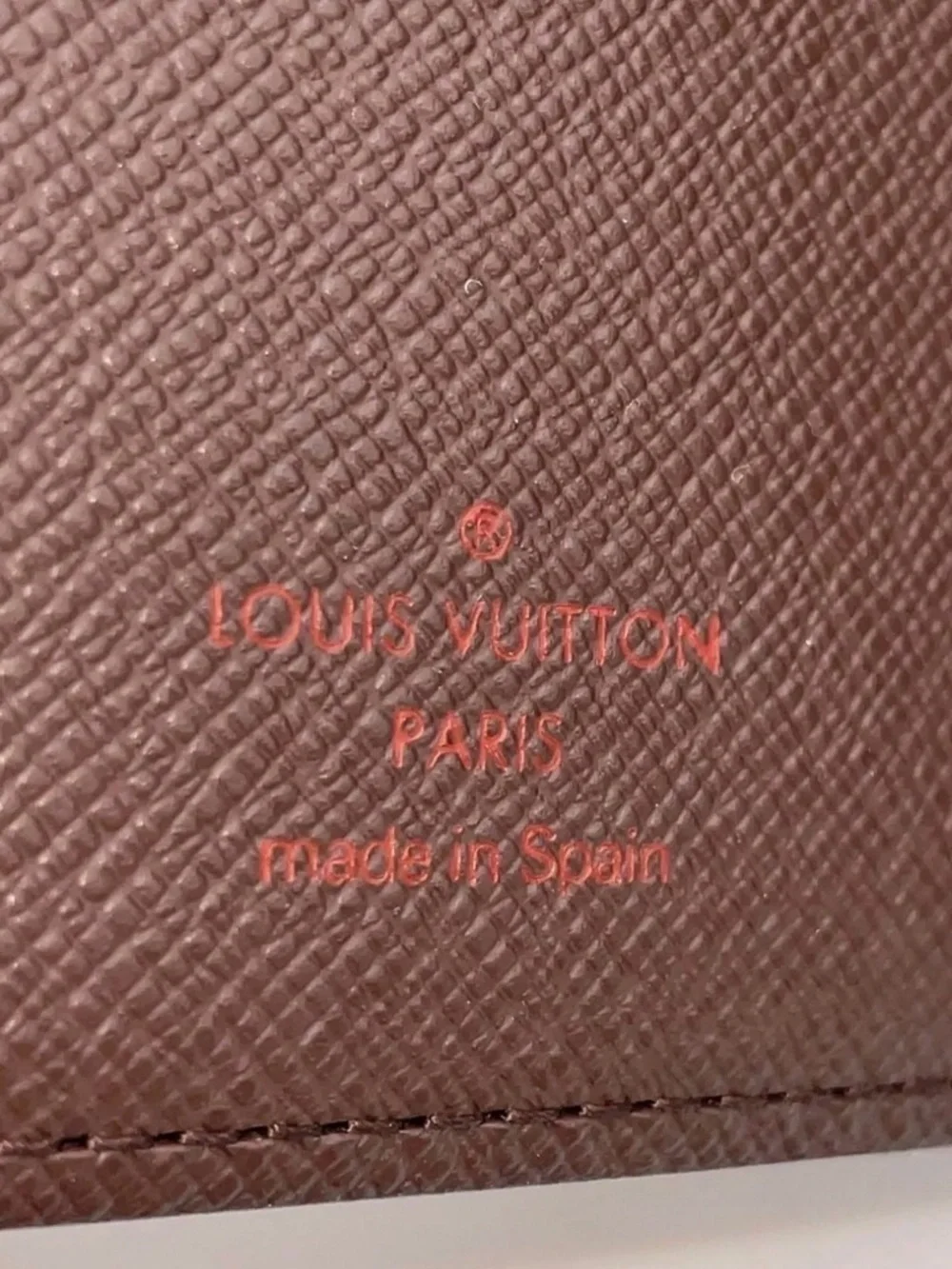Auth Louis Vuitton Damier Ebene Agenda PM Notebook